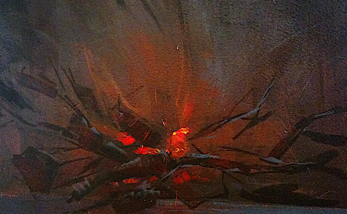 Oil painting by Massimo Mazzon, sold